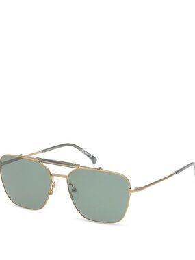 rag & bone Gold Frame Sunglasses with brown gradient lense